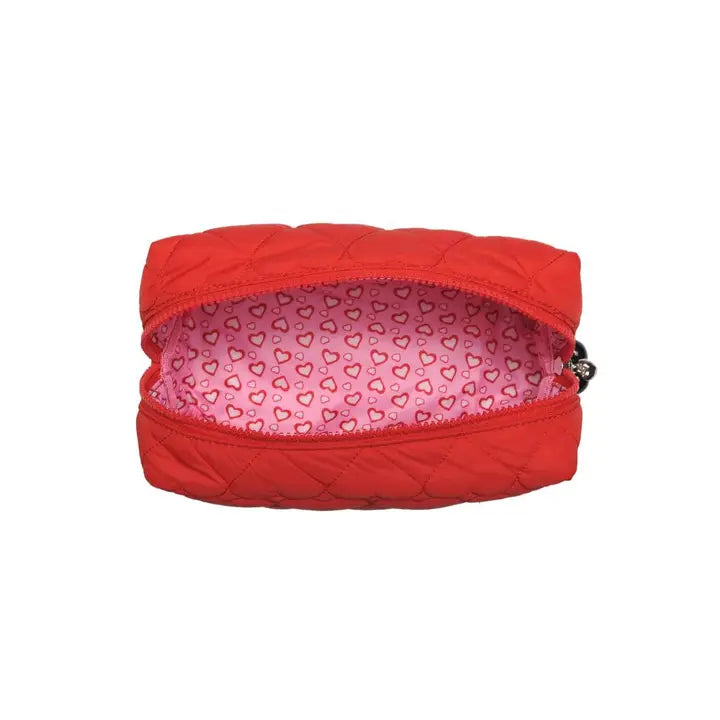 Pull My Heart Cosmetic Pouch | Red
