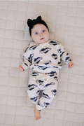 Mom Tattoo Jogger Set | White
